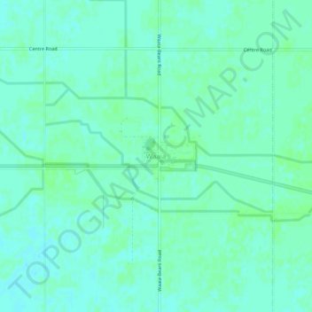 Mappa topografica Waaia, altitudine, rilievo