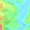 Mappa topografica Le Grand Thon, altitudine, rilievo
