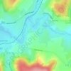 Mappa topografica Clouseau, altitudine, rilievo
