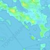 Mappa topografica Le Ruello, altitudine, rilievo
