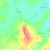 Mappa topografica Caieira, altitudine, rilievo