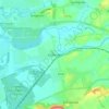 Mappa topografica Drybridge, altitudine, rilievo