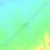 Mappa topografica Tiogollo, altitudine, rilievo