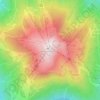 Mappa topografica Gerlitzen, altitudine, rilievo