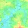Mappa topografica La Gaieté, altitudine, rilievo