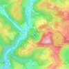 Mappa topografica Gemündener Maar, altitudine, rilievo