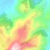 Mappa topografica Pietra la Spina, altitudine, rilievo