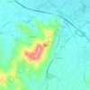 Mappa topografica Covignano, altitudine, rilievo