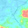 Mappa topografica Dolores, altitudine, rilievo