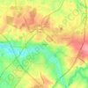 Mappa topografica Cholet, altitudine, rilievo