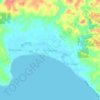 Mappa topografica Vinisitahan, altitudine, rilievo