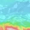 Mappa topografica Lotissement du Camin Nostra Dama, altitudine, rilievo