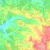 Mappa topografica Royere, altitudine, rilievo