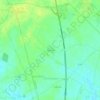 Mappa topografica Outrouville, altitudine, rilievo
