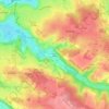 Mappa topografica Le Lion de Saint-Marc, altitudine, rilievo