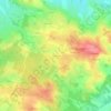 Mappa topografica Cayrouse, altitudine, rilievo