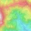 Mappa topografica Cornelli, altitudine, rilievo