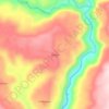 Mappa topografica Villano, altitudine, rilievo