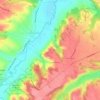 Mappa topografica Les Méjas, altitudine, rilievo