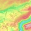 Mappa topografica Les Étangs, altitudine, rilievo