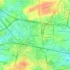 Mappa topografica Glen Moore, altitudine, rilievo
