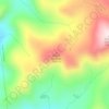 Mappa topografica Mount Redfield, altitudine, rilievo
