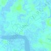 Mappa topografica Bennetts Point, altitudine, rilievo