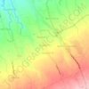 Mappa topografica Kayquit II, altitudine, rilievo