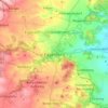 Mappa topografica Eggenburg, altitudine, rilievo