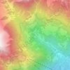 Mappa topografica Cascata, altitudine, rilievo