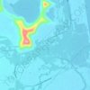 Mappa topografica Picas Norte, altitudine, rilievo
