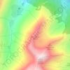 Mappa topografica Camanasco, altitudine, rilievo