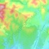 Mappa topografica La Gardie, altitudine, rilievo