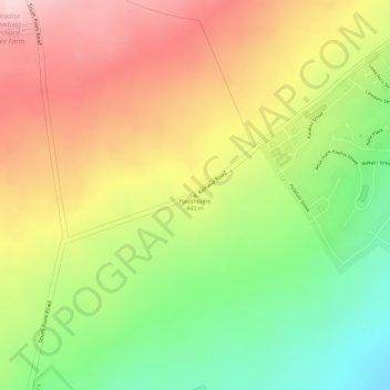 Mappa topografica Pauoheohe, altitudine, rilievo