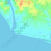 Mappa topografica Tres Marias, altitudine, rilievo