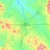 Mappa topografica Heroica Nogales, altitudine, rilievo