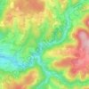 Mappa topografica Leygat, altitudine, rilievo