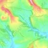 Mappa topografica Charembeau, altitudine, rilievo