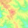 Mappa topografica Hunters Glen, altitudine, rilievo