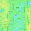 Mappa topografica Gilberts, altitudine, rilievo