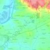 Mappa topografica La Daviais, altitudine, rilievo
