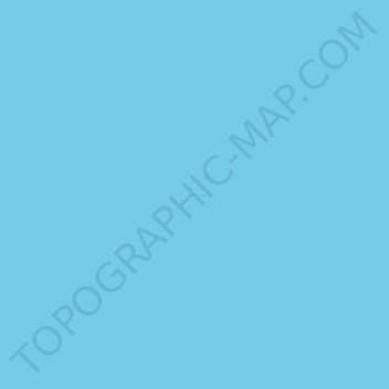 Mappa topografica Cook Inlet, altitudine, rilievo