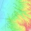 Mappa topografica Valfarlé, altitudine, rilievo