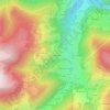 Mappa topografica Les Maisonettes, altitudine, rilievo