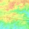 Mappa topografica La Digonnière, altitudine, rilievo