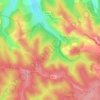 Mappa topografica Sivens, altitudine, rilievo
