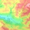 Mappa topografica La Renardière, altitudine, rilievo