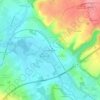 Mappa topografica Champmarchand, altitudine, rilievo
