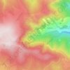 Mappa topografica Chantegrive, altitudine, rilievo