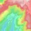 Mappa topografica Les Salces, altitudine, rilievo
